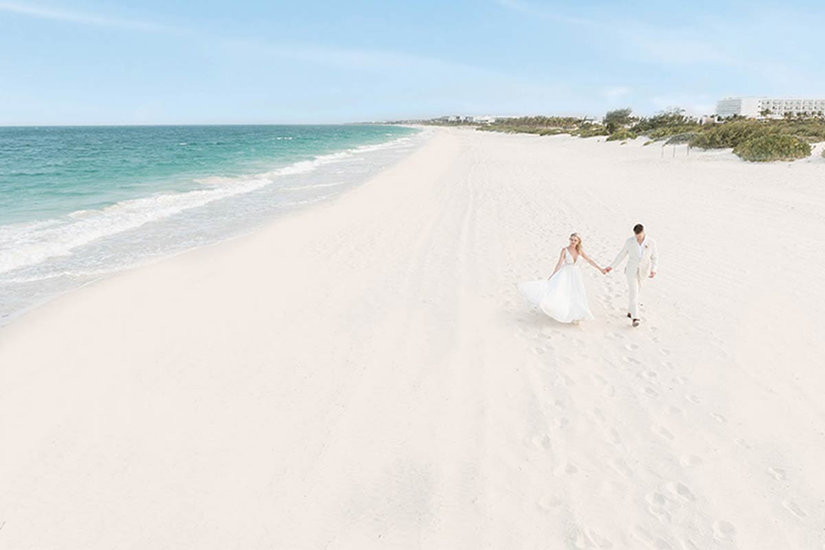 Walk along the beach at Costa Mujeres