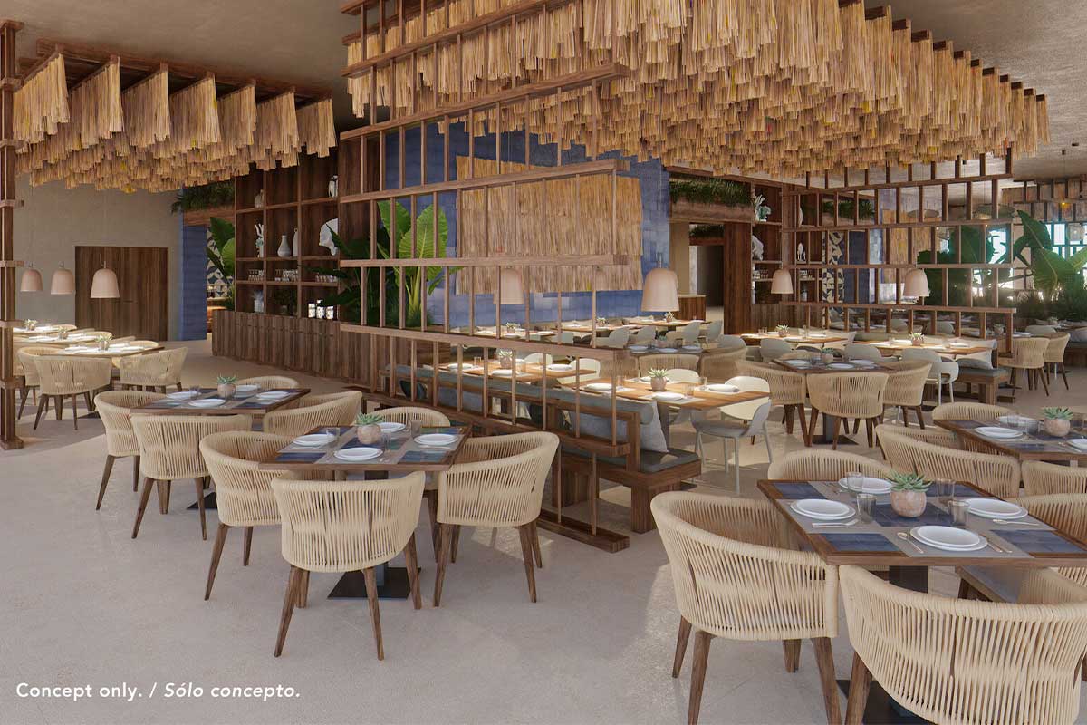 dining room bar majestic mirage costa mujeres all suite resort