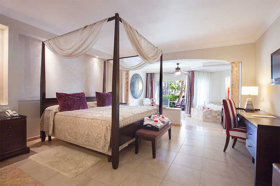 Vista general de la Junior Suite swim-up