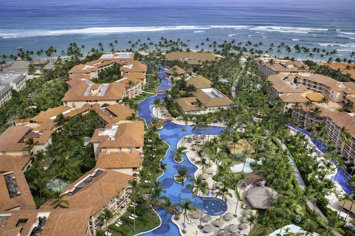 Vista aérea del Resort Majestic Colonial Punta Cana