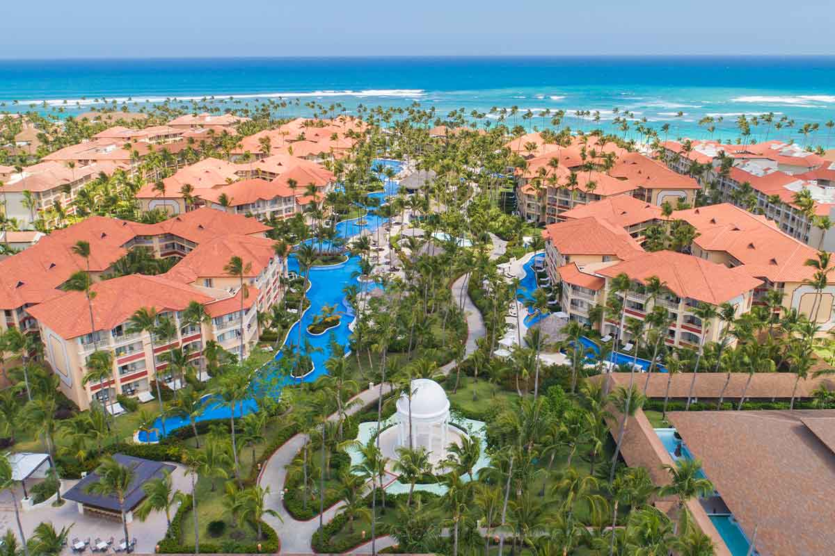 Vista aérea del Resort Majestic 