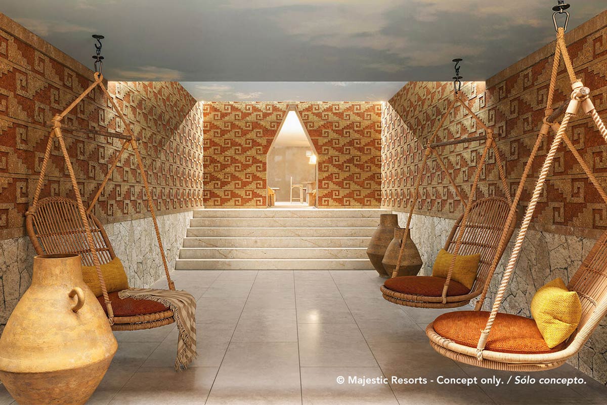 swings restaurant majestic mirage costa mujeres all suite resort