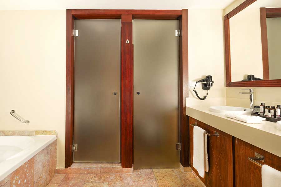Vista general de cuarto de baño