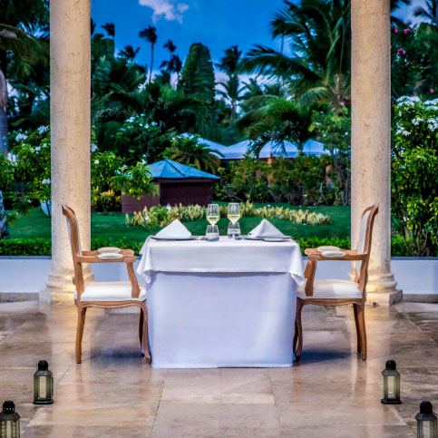 romantic dinners punta cana