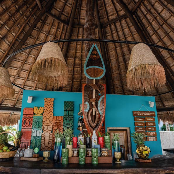 tiki beach bar majestic elegance costa mujeres