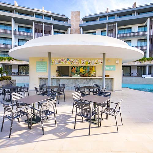 pure swim up bar majestic elegance costa mujeres