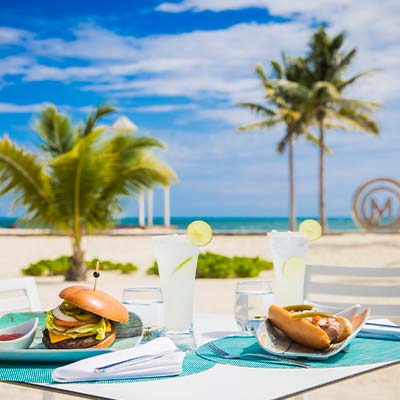 beach grill majestic elegance costa mujeres