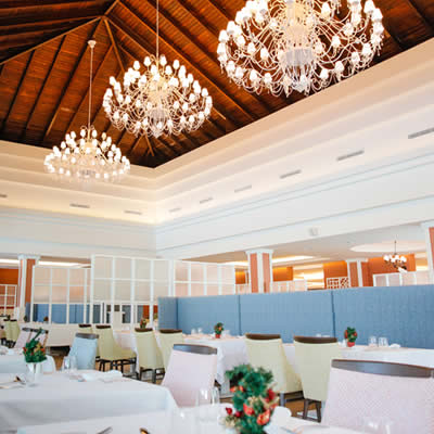 Restaurante the marketplace en majestic mirage punta cana